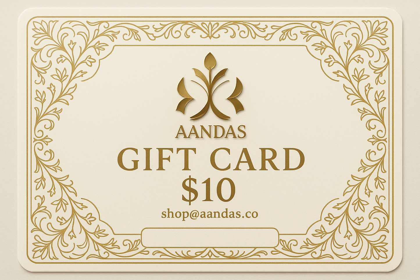 10 Dollars Gift card