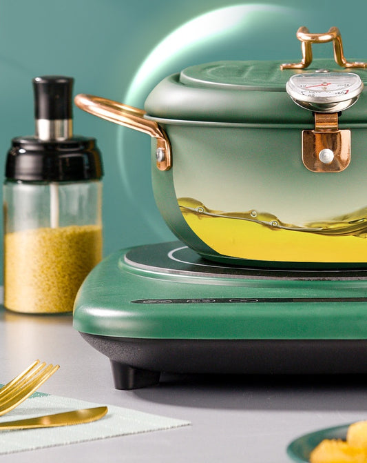 Morandi Fryer Multi-bottom Filter Oil Temperature Control Non-stick Fryer