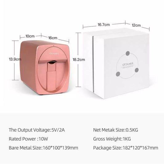 Home Automatic Nail Printer Coloring Machine