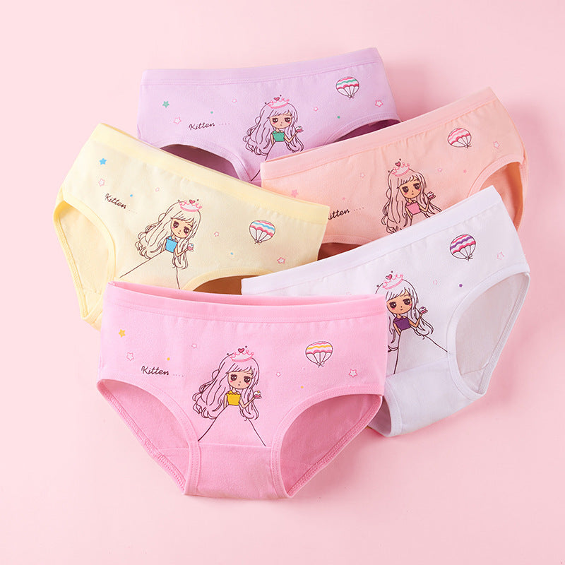 Cotton Cute Print All-match Panties for babies