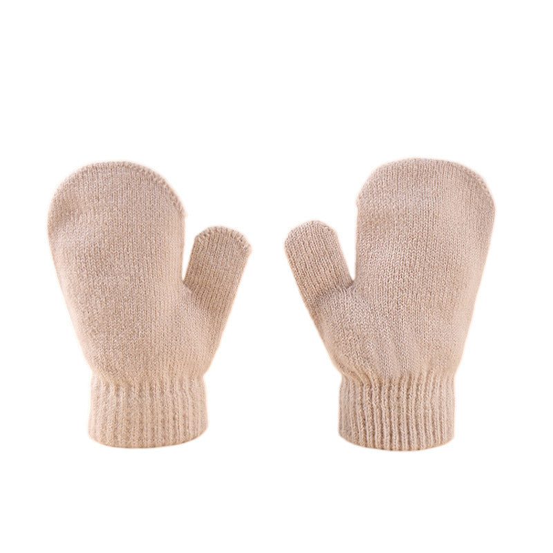 Children Hat Knitted Hat Gloves Suit