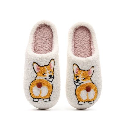 Fashion Personality Pet Dog Corgi Cotton Slippers