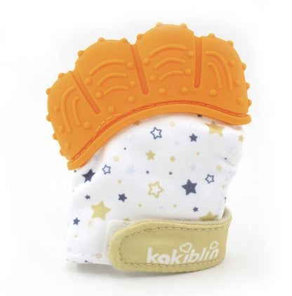 Baby Teether Gloves Molars Chews Infants Prevent Eating Fingers  Bite Soft Rubber Gloves Carton