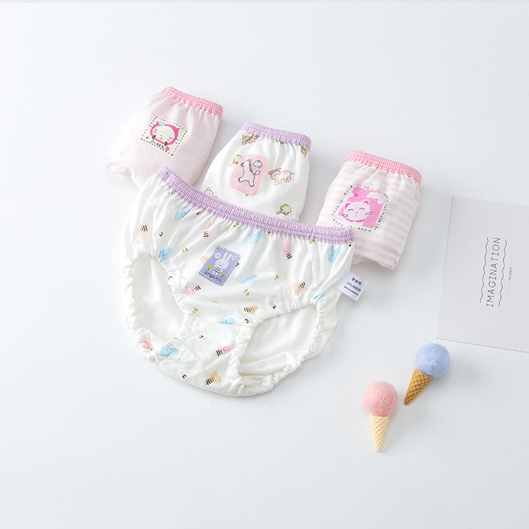 Infant children's cotton panties baby bread panties