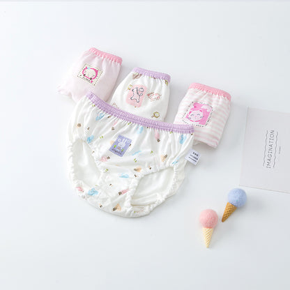 Infant children's cotton panties baby bread panties