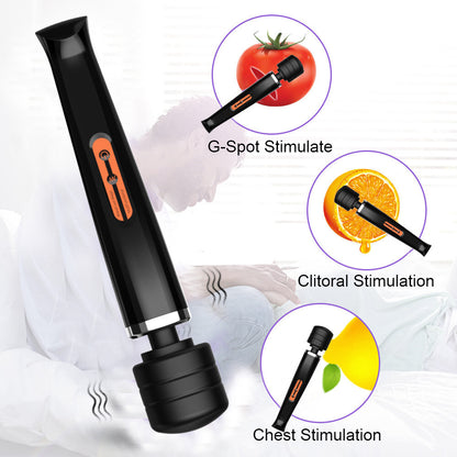 Magic Massager Wand Vibration 10 Speeds Vibrating Massage Full Body Magic Therapy Motor USB Rechargeable