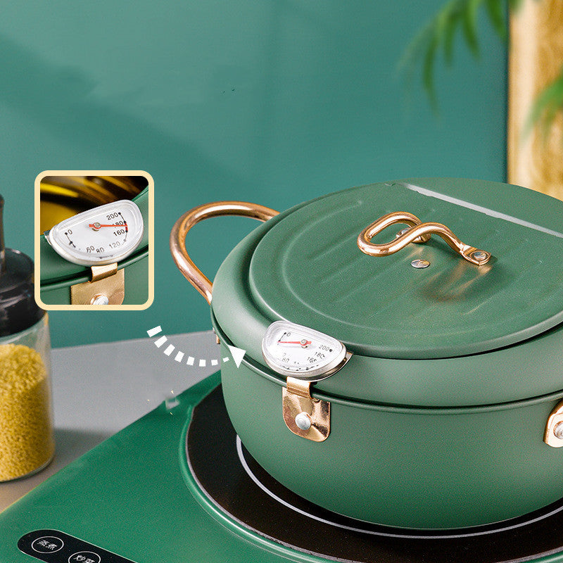 Morandi Fryer Multi-bottom Filter Oil Temperature Control Non-stick Fryer