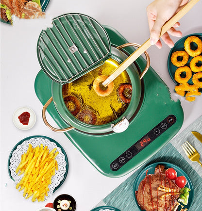 Morandi Fryer Multi-bottom Filter Oil Temperature Control Non-stick Fryer