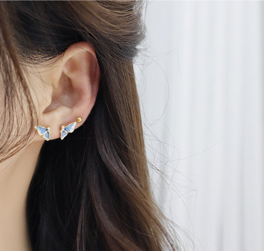 Butterfly Earrings Female Earrings New Style Small And Exquisite Earrings