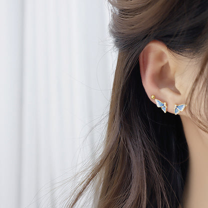 Butterfly Earrings Female Earrings New Style Small And Exquisite Earrings