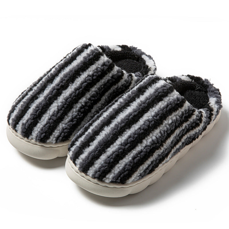 Cotton Slippers Non-slip Warm Platform Cotton Shoes