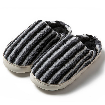 Cotton Slippers Non-slip Warm Platform Cotton Shoes
