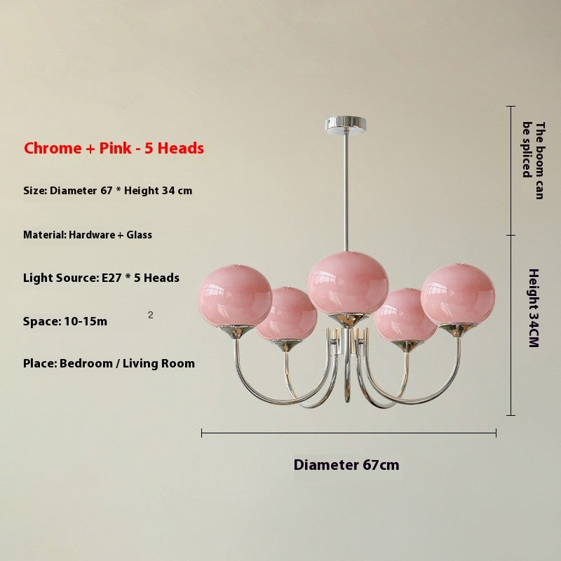 Retro Bedroom Chandelier Living Room Children's Room Lamps