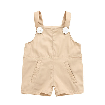 Solid-color panties with straps