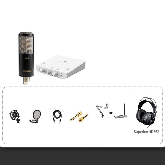 Professional Condenser Microphone Recording Live Dubbing