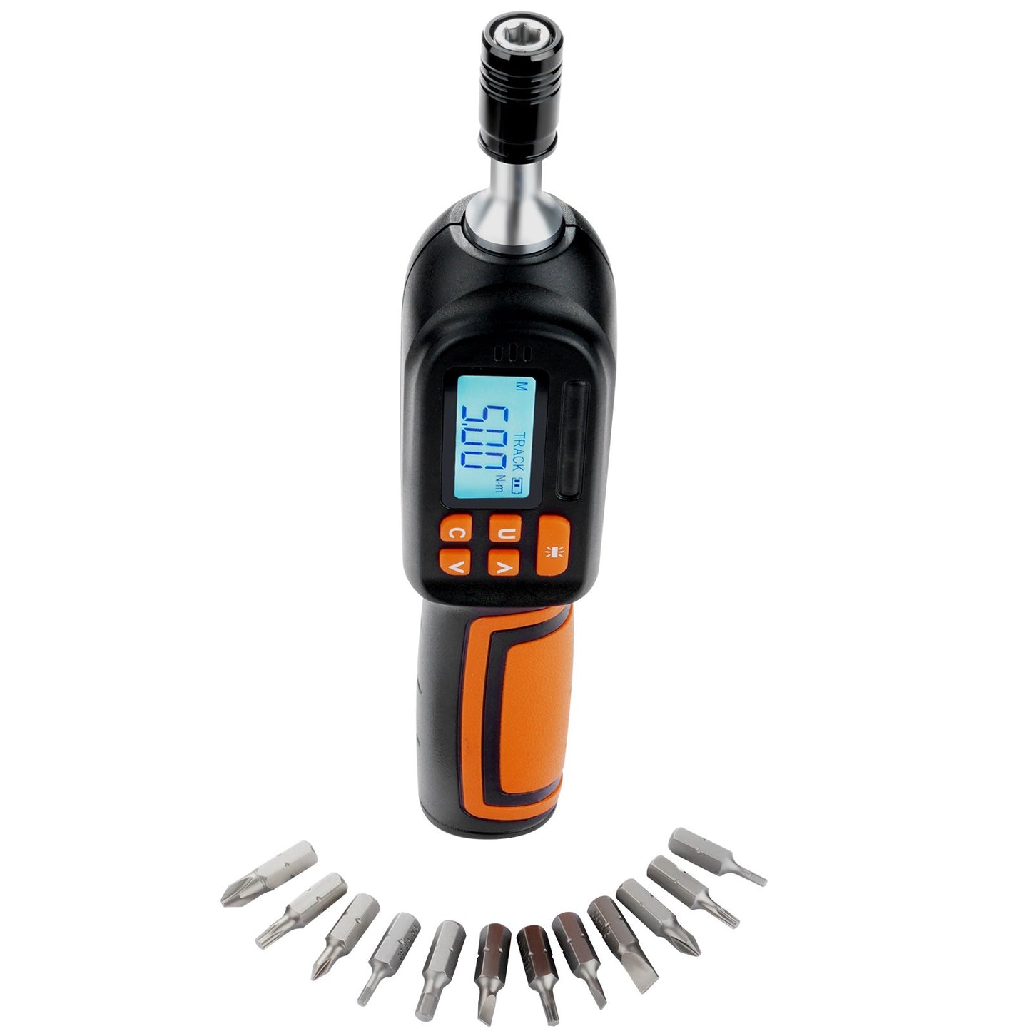 Digital Torque Screwdriver, 0.64 Cm Drive Screwdriver Torque Wrench, Electrician Torque Screwdriver With LCD, Comes With Screwdriver Bits And Storage Case