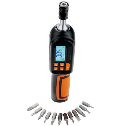 Digital Torque Screwdriver, 0.64 Cm Drive Screwdriver Torque Wrench, Electrician Torque Screwdriver With LCD, Comes With Screwdriver Bits And Storage Case