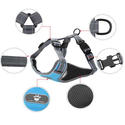 Reflective explosion-proof punch vest