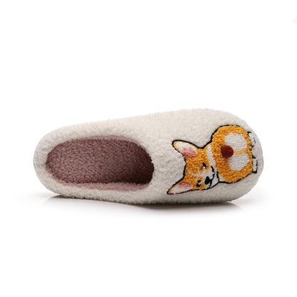 Fashion Personality Pet Dog Corgi Cotton Slippers