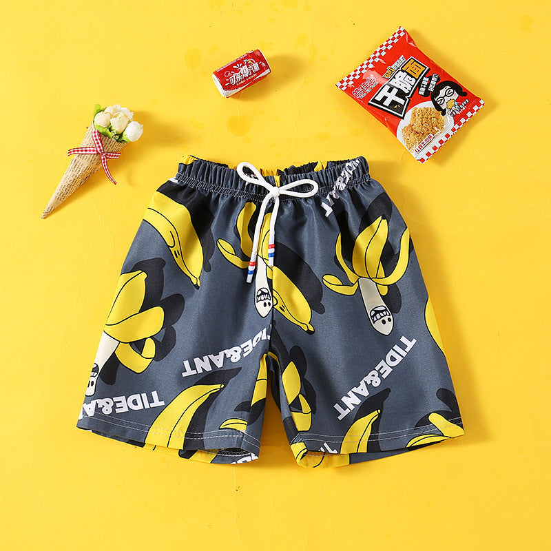Shorts Beach Trunks Casual Loose Outer Wear Big Panties Cartoon Fashionable Fifth Pants