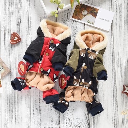 Dogs four-legged clothes