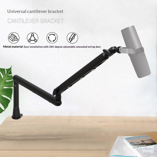 Microphone Boom Stand For Desktop Live Streaming And Karaokeanti-shake Design