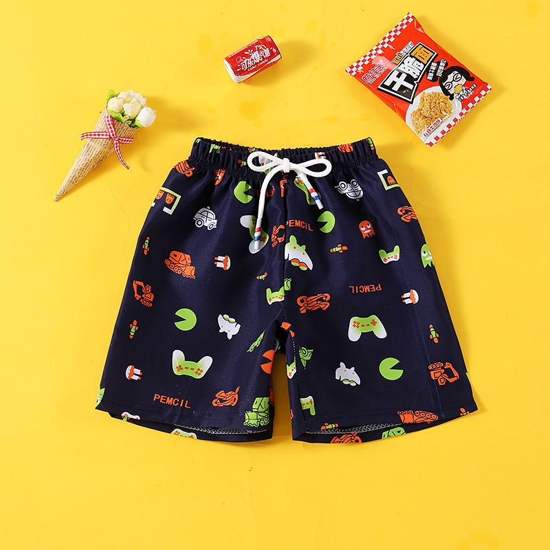 Shorts Beach Trunks Casual Loose Outer Wear Big Panties Cartoon Fashionable Fifth Pants