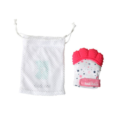 Baby Teether Gloves Molars Chews Infants Prevent Eating Fingers  Bite Soft Rubber Gloves Carton