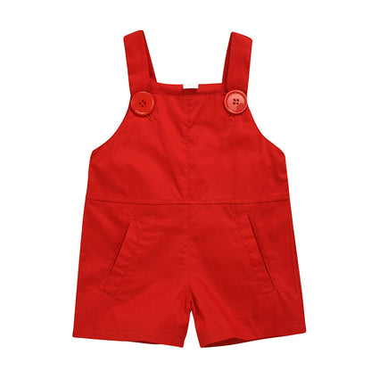 Solid-color panties with straps