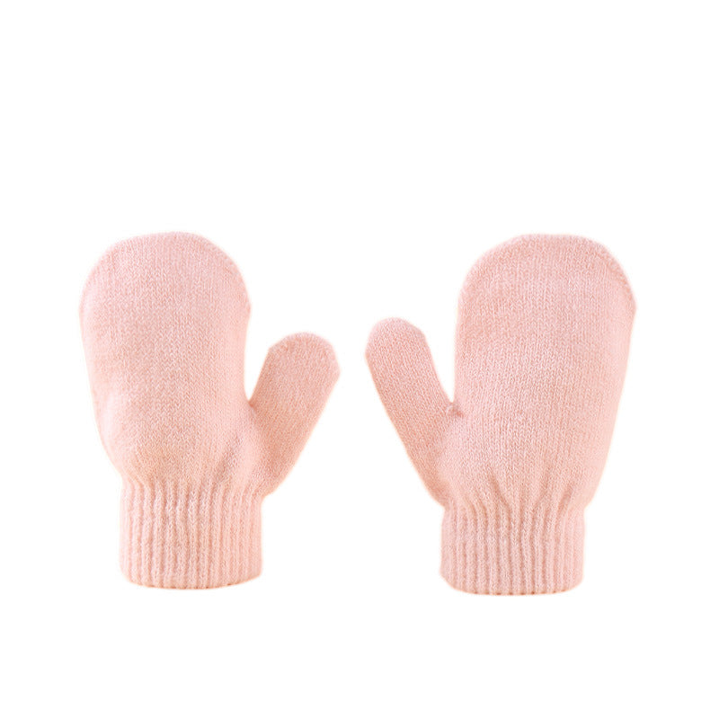 Children Hat Knitted Hat Gloves Suit