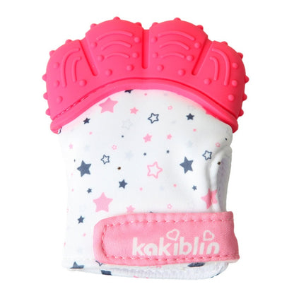 Baby Teether Gloves Molars Chews Infants Prevent Eating Fingers  Bite Soft Rubber Gloves Carton