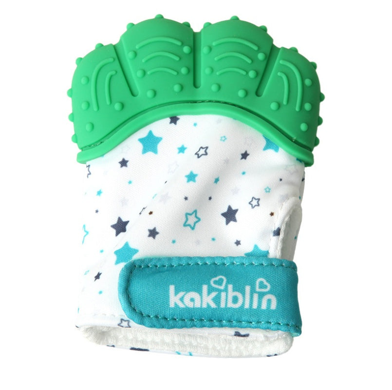 Baby Teether Gloves Molars Chews Infants Prevent Eating Fingers  Bite Soft Rubber Gloves Carton