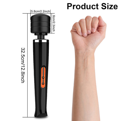 Magic Massager Wand Vibration 10 Speeds Vibrating Massage Full Body Magic Therapy Motor USB Rechargeable