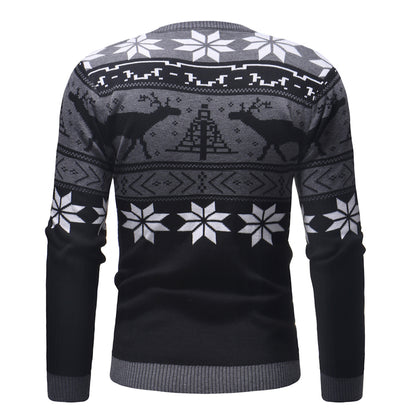 Men's Long Sleeve Fawn Polygon Sweater