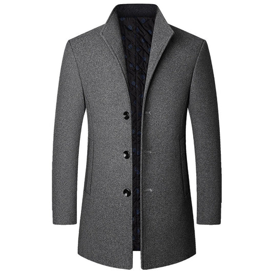 Autumn And Winter Casual Woolen Coat Men