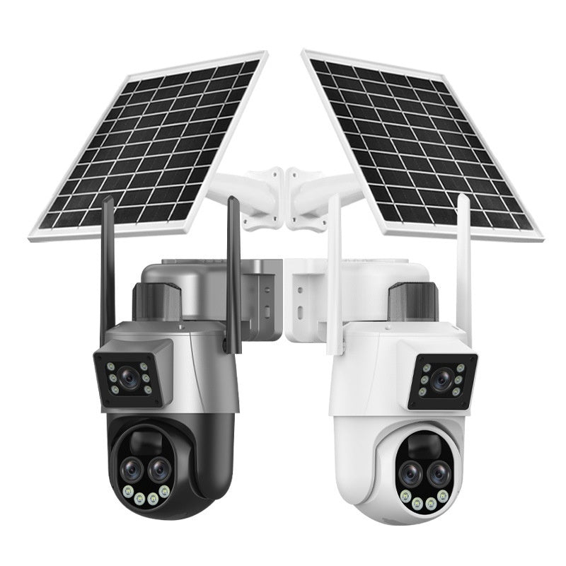 Outdoor Remote Wireless Waterproof Full Color Night Vision 10x Zoom 6MP Monitoring