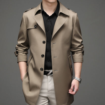 Casual Single-breasted High-end Plus Size Men's Jacket