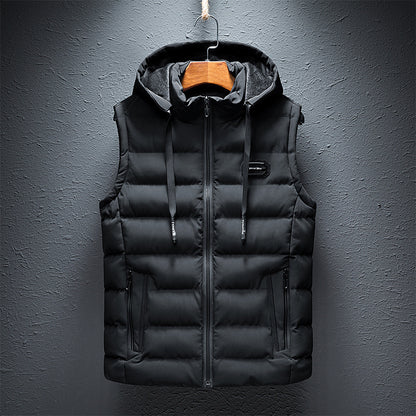 Men's Waistcoat Cotton-padded Slim Jacket