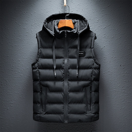 Men's Waistcoat Cotton-padded Slim Jacket