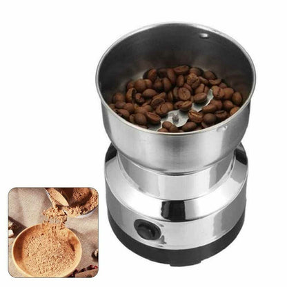 Electric Coffee Grinder Grinding Milling Nut Bean Spice Matte Blade Blender UK
