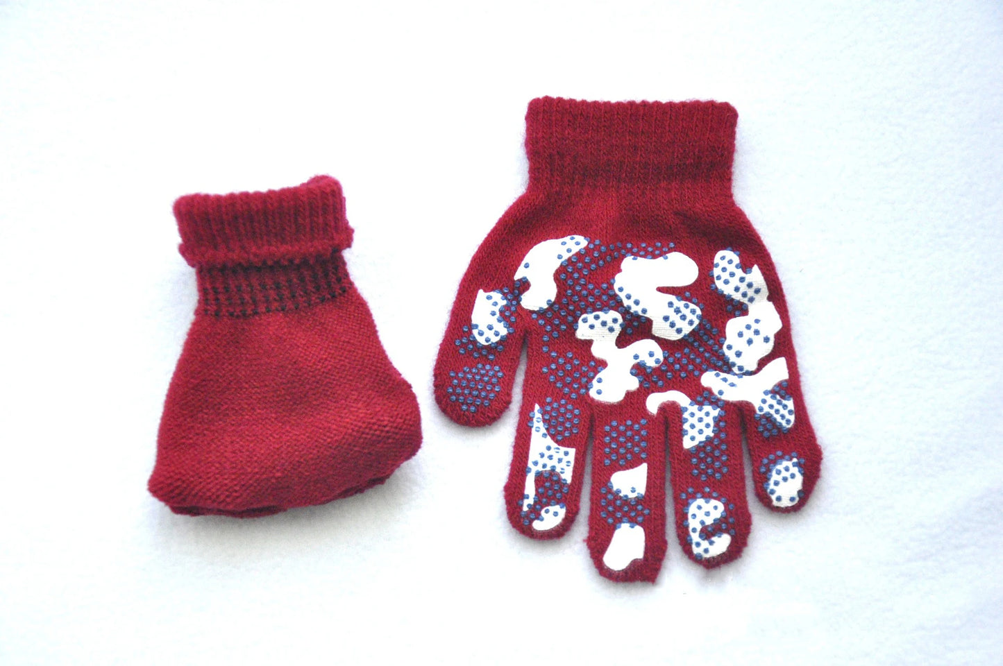 New Camouflage Anti Slip 3-6Y Children Winter Knitted Warm Gloves For Boys Girls Student Mittens Outdoor Cycling Skiing Gloves