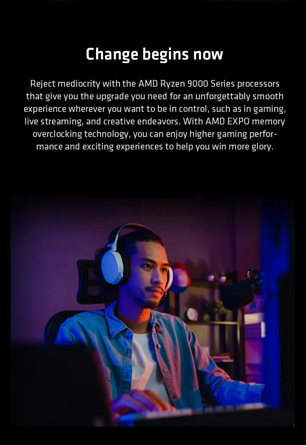 AMD Ryzen 5 9600X 100% AMD R5 9600X CPU Max Boost Up to 5.4GHz 6 Cores 12 Threads 32MB L3 Cache AM5 for B850 X870 Loose Pieces