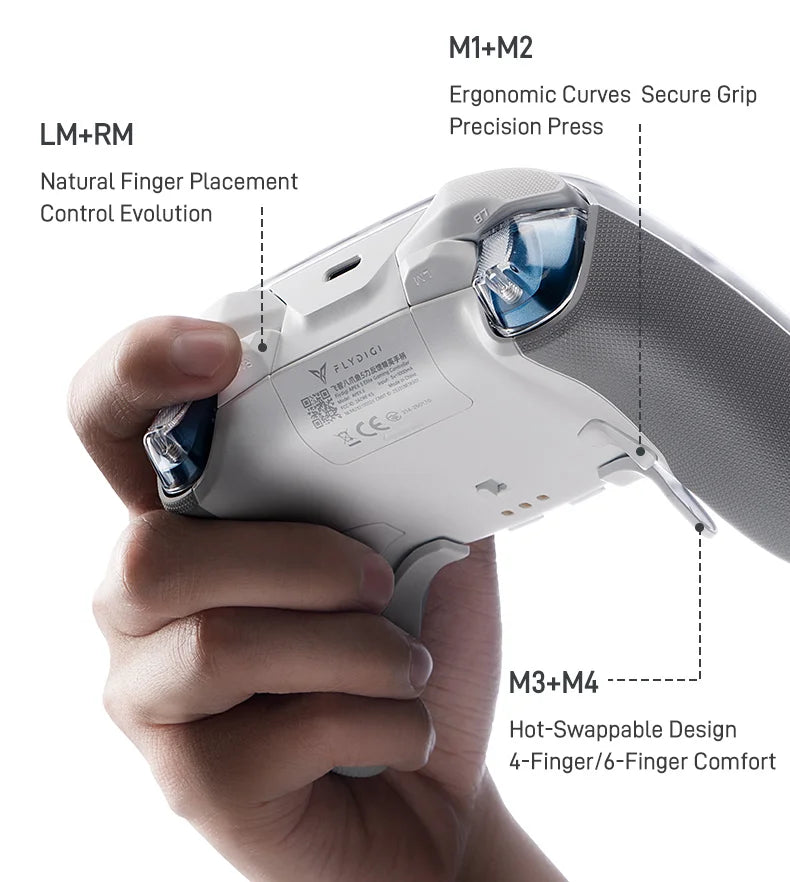 Original Flydigi APEX 5 Gaming Controller Wireless Gamepad Elite Force Feedback Trigger Support PC/NS/Mobile/TV Box