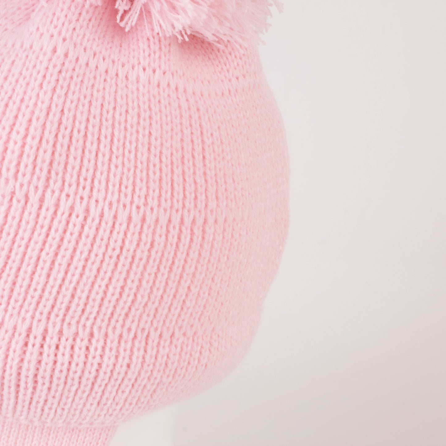 Winter Warm Knitted Baby Hats for Girls Pom Pom Kid Toddler Boys Beanies Cap with Fleece Lining