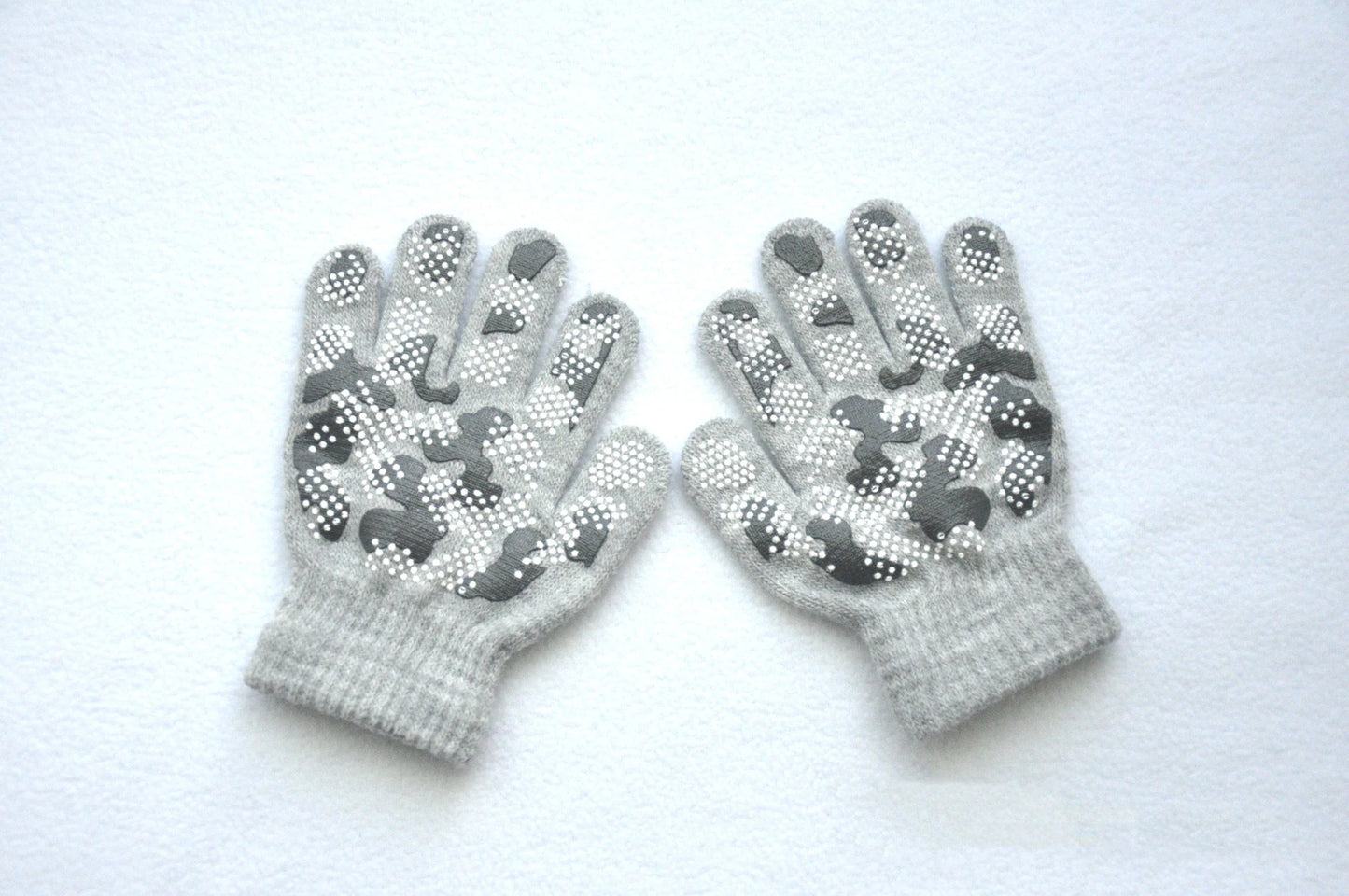 New Camouflage Anti Slip 3-6Y Children Winter Knitted Warm Gloves For Boys Girls Student Mittens Outdoor Cycling Skiing Gloves