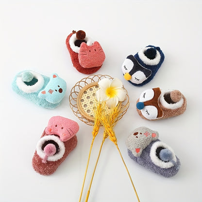 Girls Animal Cute Non-slip Socks