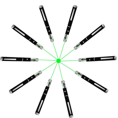 532nm Green Laser Pointer Pen Light Visible Single Beam AAA Lazer Torch 10PCS Mini Small Teaching Pen Light Pet Toys