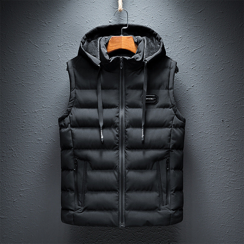 Men's Waistcoat Cotton-padded Slim Jacket