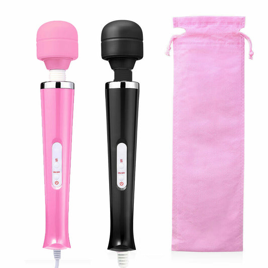 20 Speed Magic Massager Wand Full Body Pain Powerful Waterproof 10 Vibration Mode Massage Vibration UK Plug
