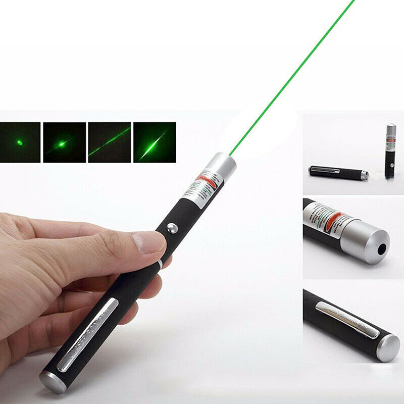 532nm Green Laser Pointer Pen Light Visible Single Beam AAA Lazer Torch 10PCS Mini Small Teaching Pen Light Pet Toys